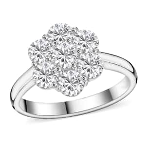 Modani 18K White Gold White Diamond Ring (Size 7.0) 4.35 Grams 1.70 ctw