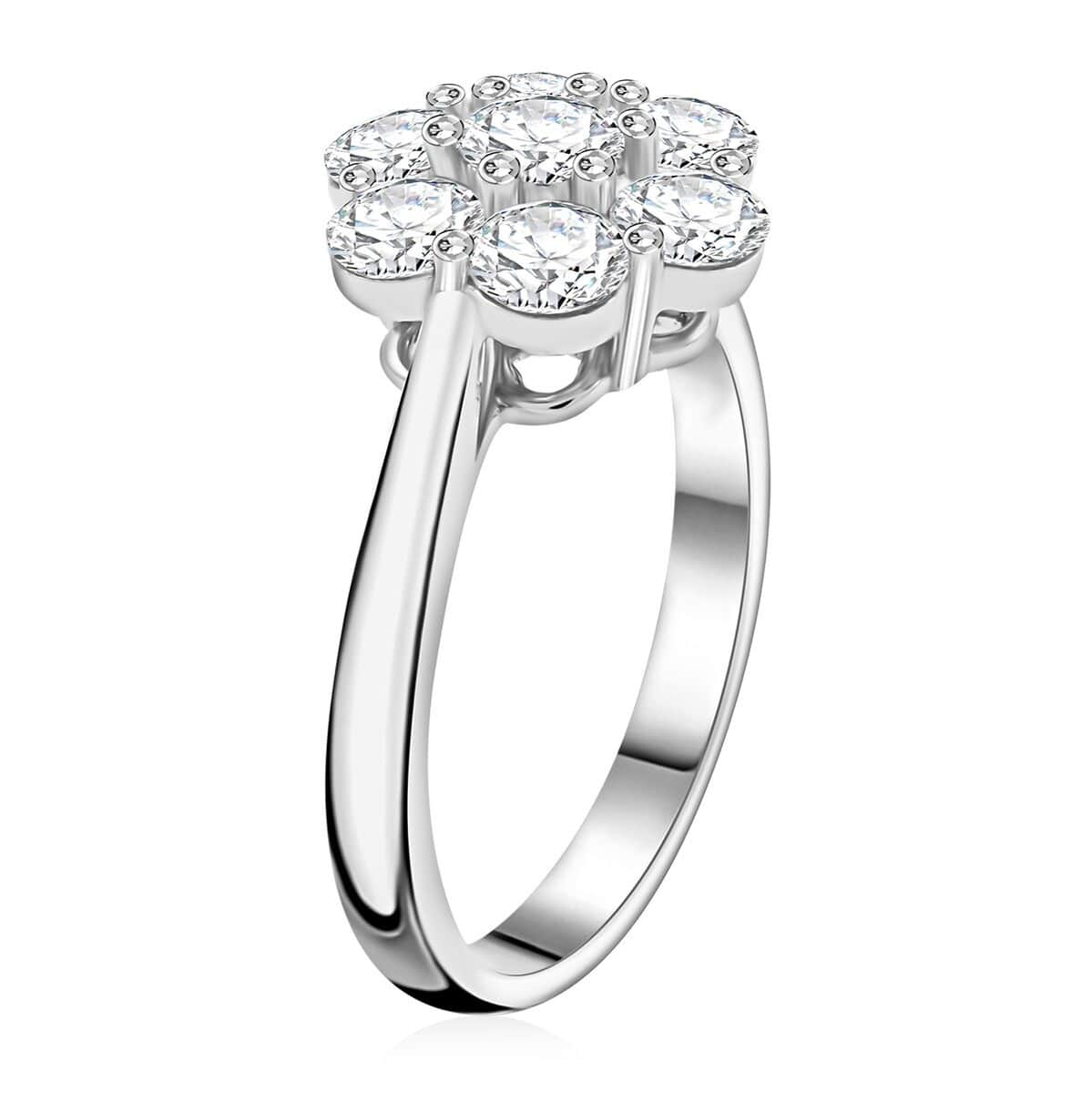 Modani 18K White Gold White Diamond Ring (Size 9.0) 4.35 Grams 1.70 ctw image number 3