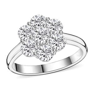 Modani White Diamond 1.70 ctw Ring in 18K White Gold (Size 9.5) 4.35 Grams