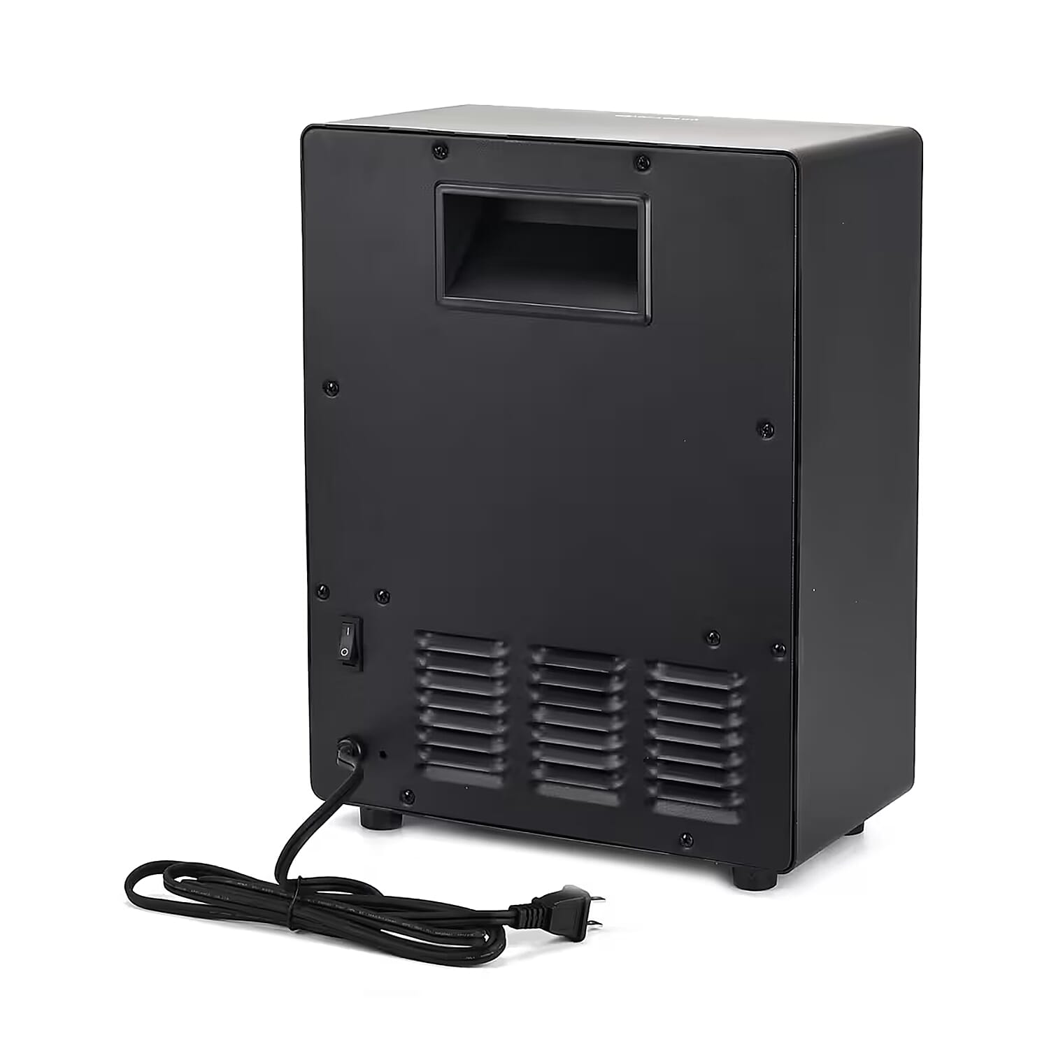 Black Electric Fireplace Stove Heater with Remote Control