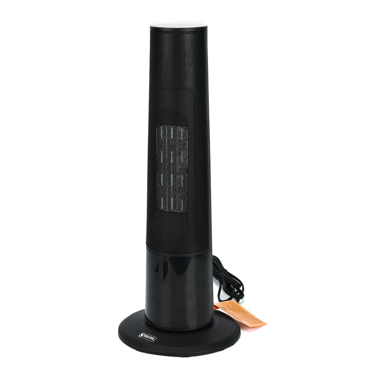 Black Indoor Tower Heater with Remote Control, LED Display and 3D Flame Effect image number 4