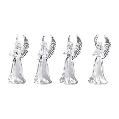 Set of 4 Angel LED Light with RGB Color Changing Lights (3*LR44 Battery included)