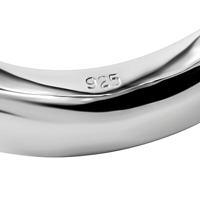 Sterling Silver Hoop Earrings 6.50 Grams