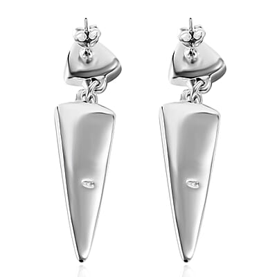 Sterling Silver Fancy Dangle Earrings 9.75 Grams