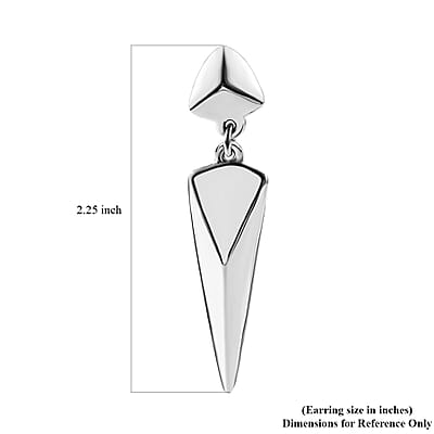 Sterling Silver Fancy Dangle Earrings 9.75 Grams