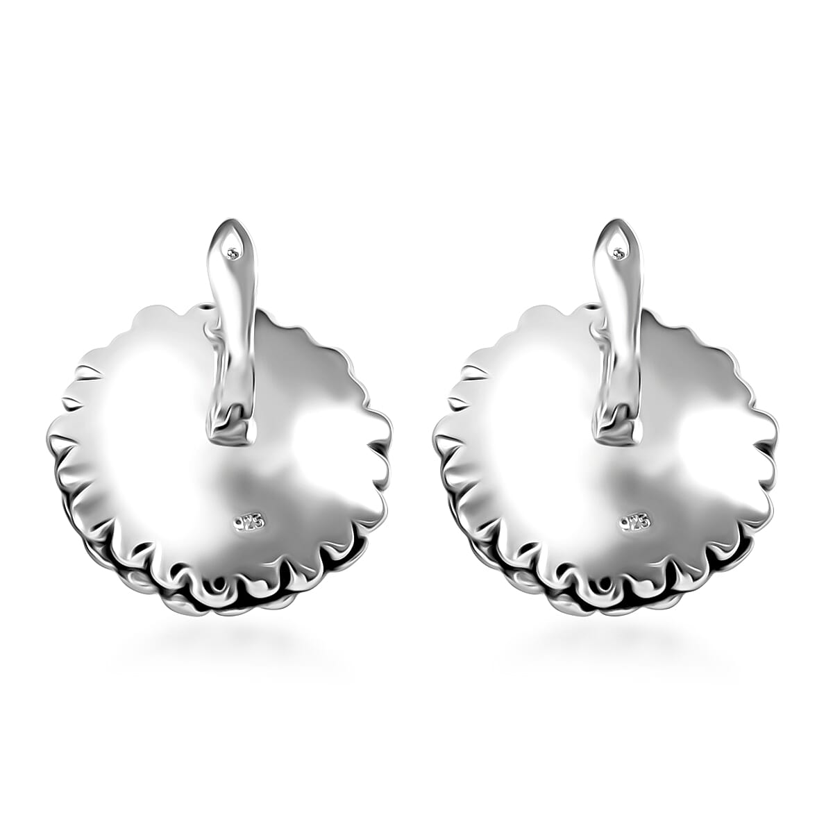 Sterling Silver Sunflower Earrings 15.25 Grams
