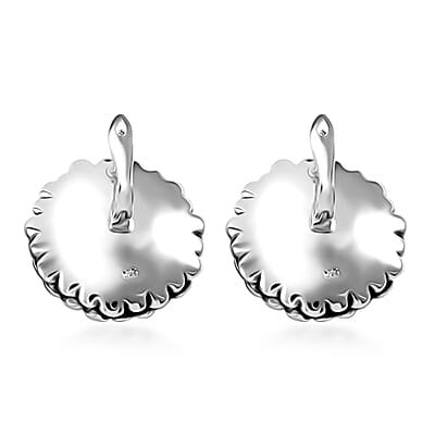 Sterling Silver Sunflower Earrings 15.25 Grams