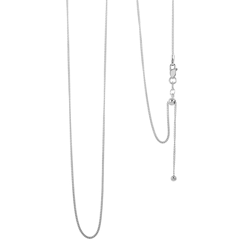 Sterling Silver Necklace 24 Inches 2.60 Grams
