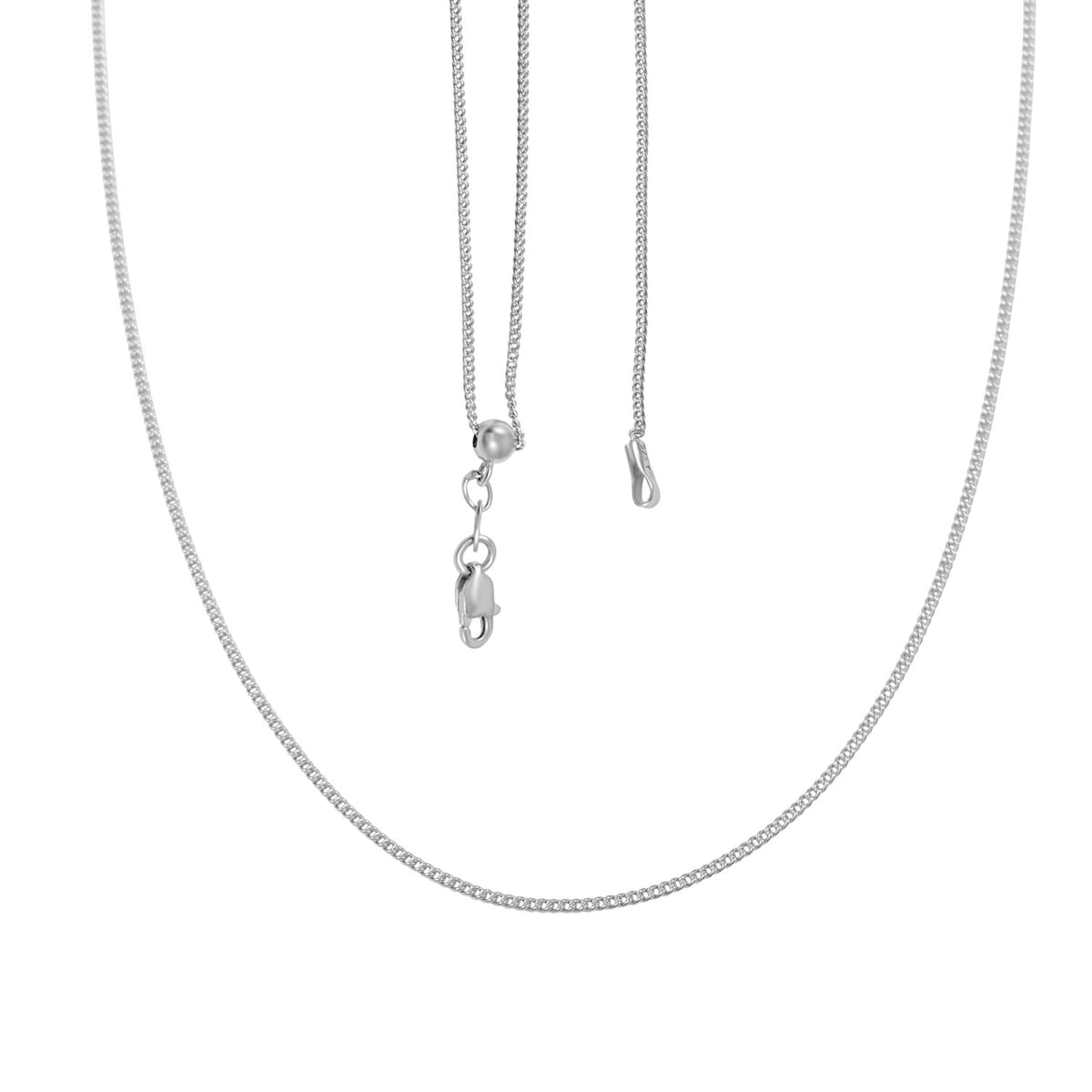 Ankurs Treasure Chest Sterling Silver Necklace (24 Inches) (2.60 g) image number 2