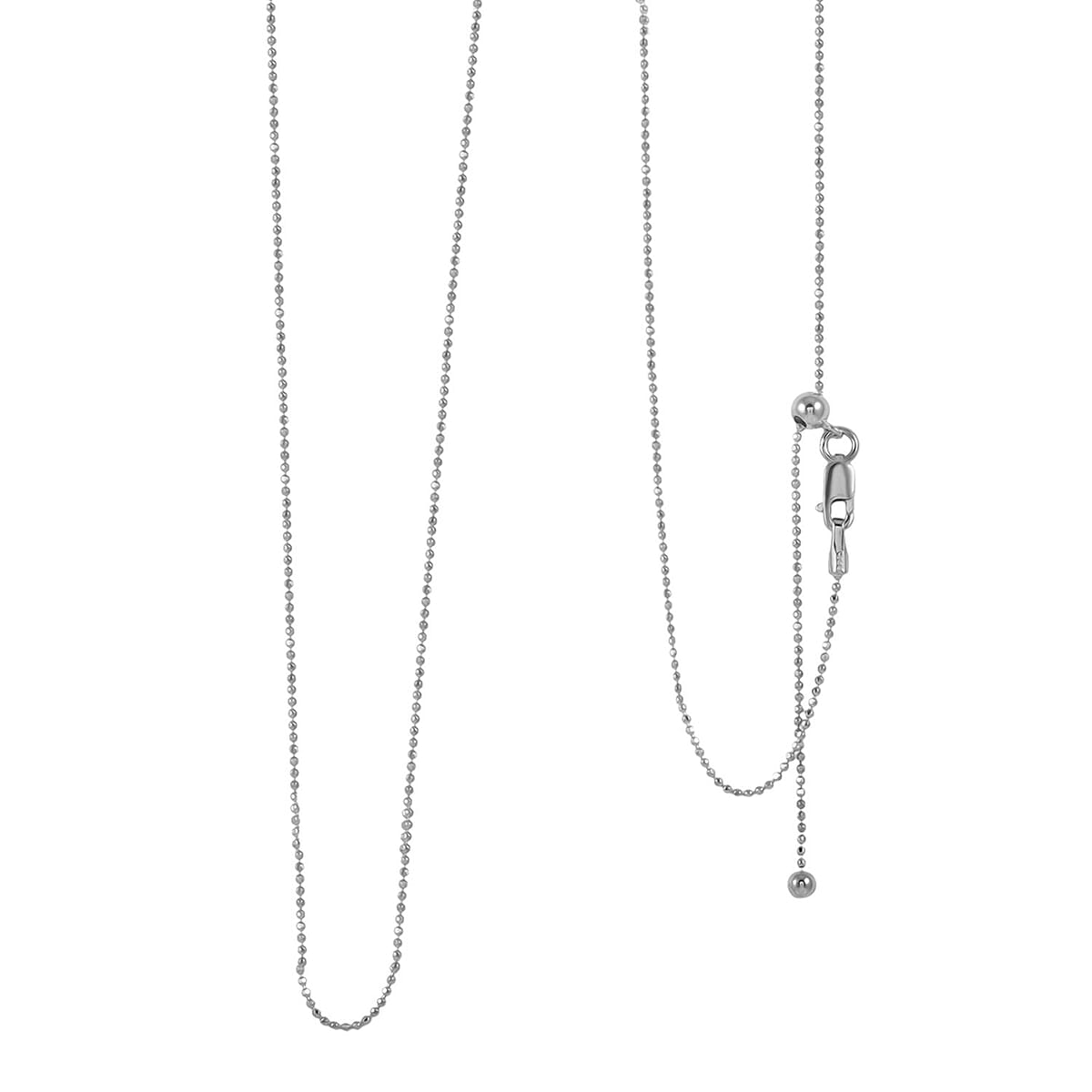 Sterling Silver Chain Necklace 24 Inches 2.60 Grams image number 0