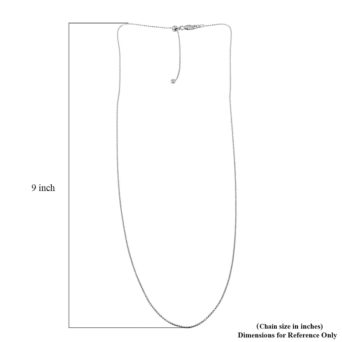 Sterling Silver Chain Necklace 24 Inches 2.60 Grams image number 4