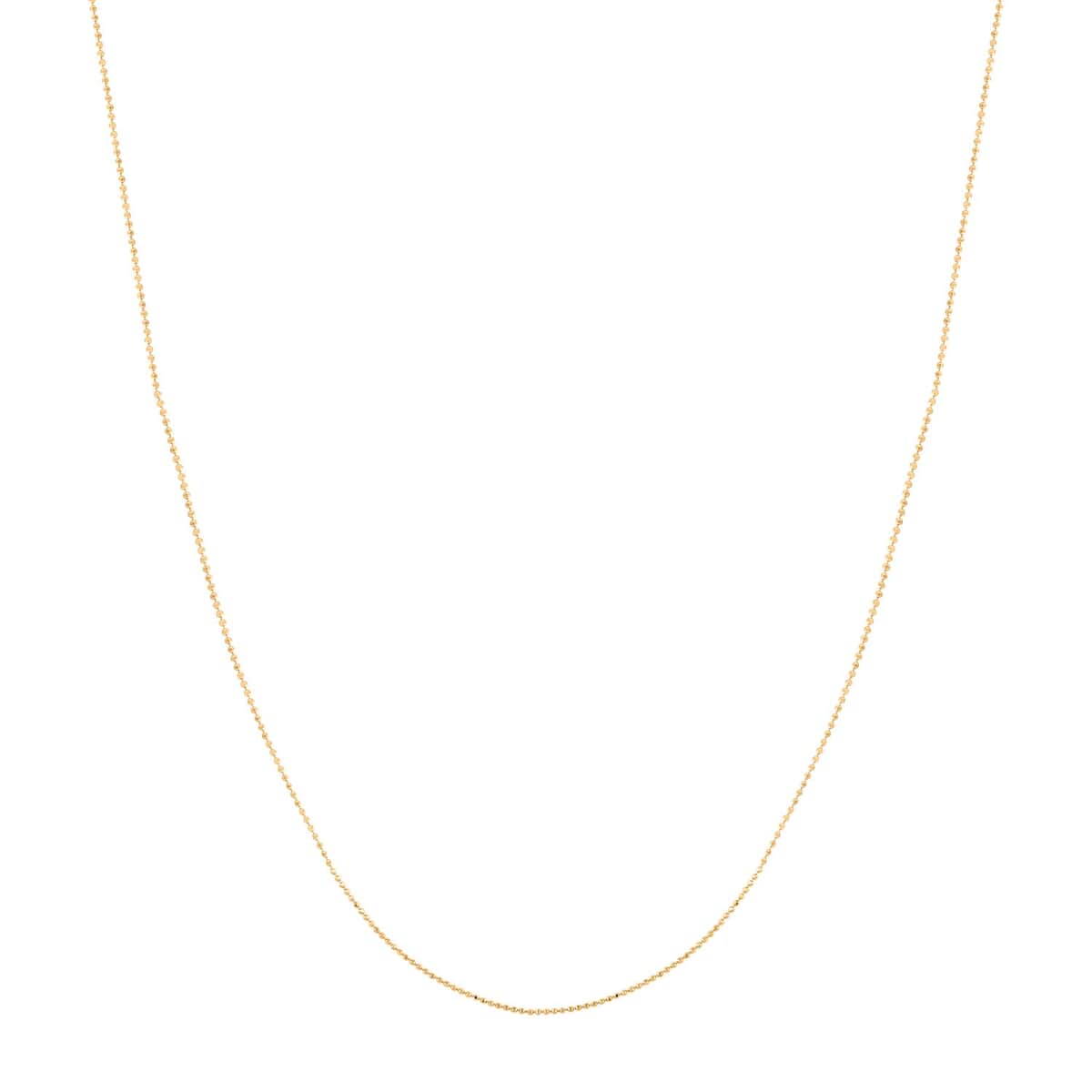 14K Yellow Gold Over Sterling Silver Chain Necklace 24 Inches 2.50 Grams image number 0