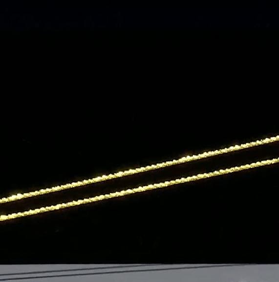 14K Yellow Gold Over Sterling Silver Necklace 24 Inches 3.20 Grams