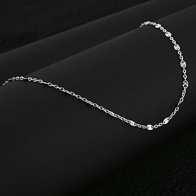 Sterling Silver Chain Necklace 20 Inches 2.90 Grams