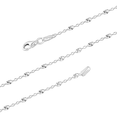 Sterling Silver Chain Necklace 20 Inches 2.90 Grams