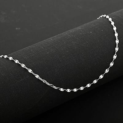 Sterling Silver Necklace 20 Inches 3.30 Grams