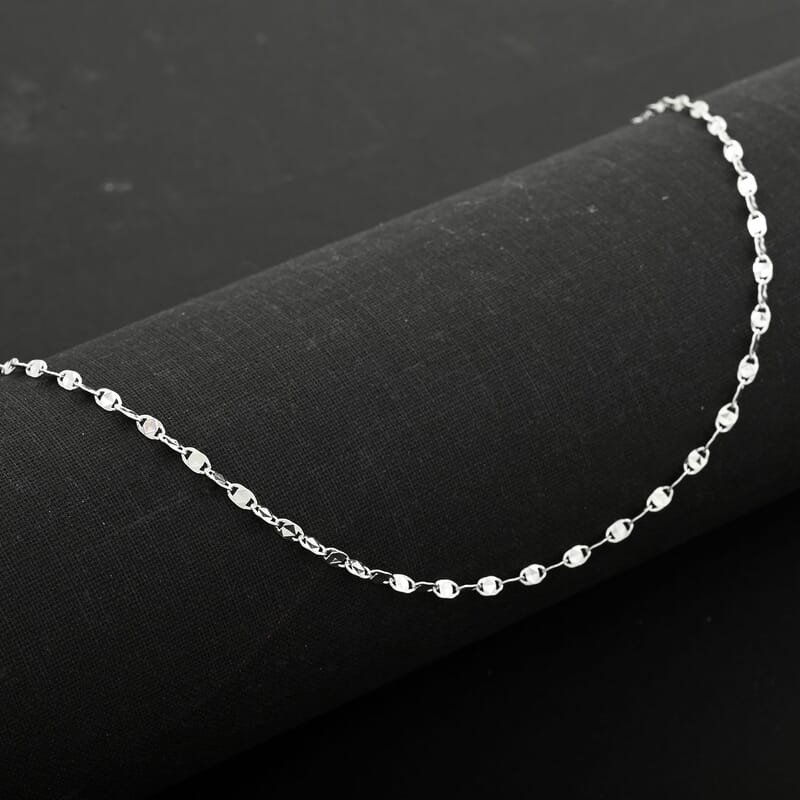 Sterling Silver Necklace 20 Inches 3.30 Grams