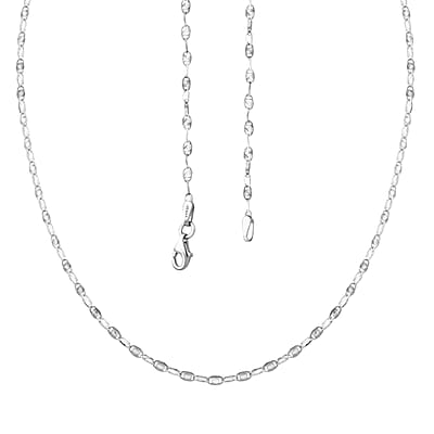 Sterling Silver Necklace 20 Inches 3.30 Grams