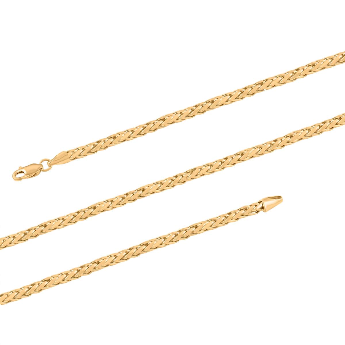 10K Yellow Gold 3mm Palma Necklace 30 Inches 12.50 Grams image number 2