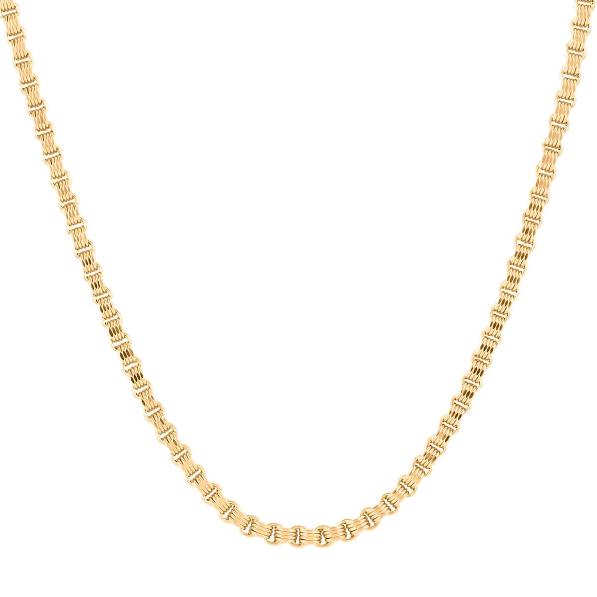 10K Yellow Gold 4mm Alexander Chain Necklace 24 Inches 16 Grams image number 3