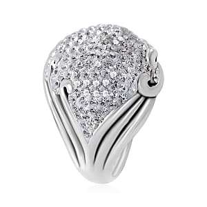 Austrian Crystal Ring in Sterling Silver (Size 7.0)