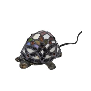 Resin Tiffany Style Turtle LED Table Lamp (E12 Bulb Not Included)