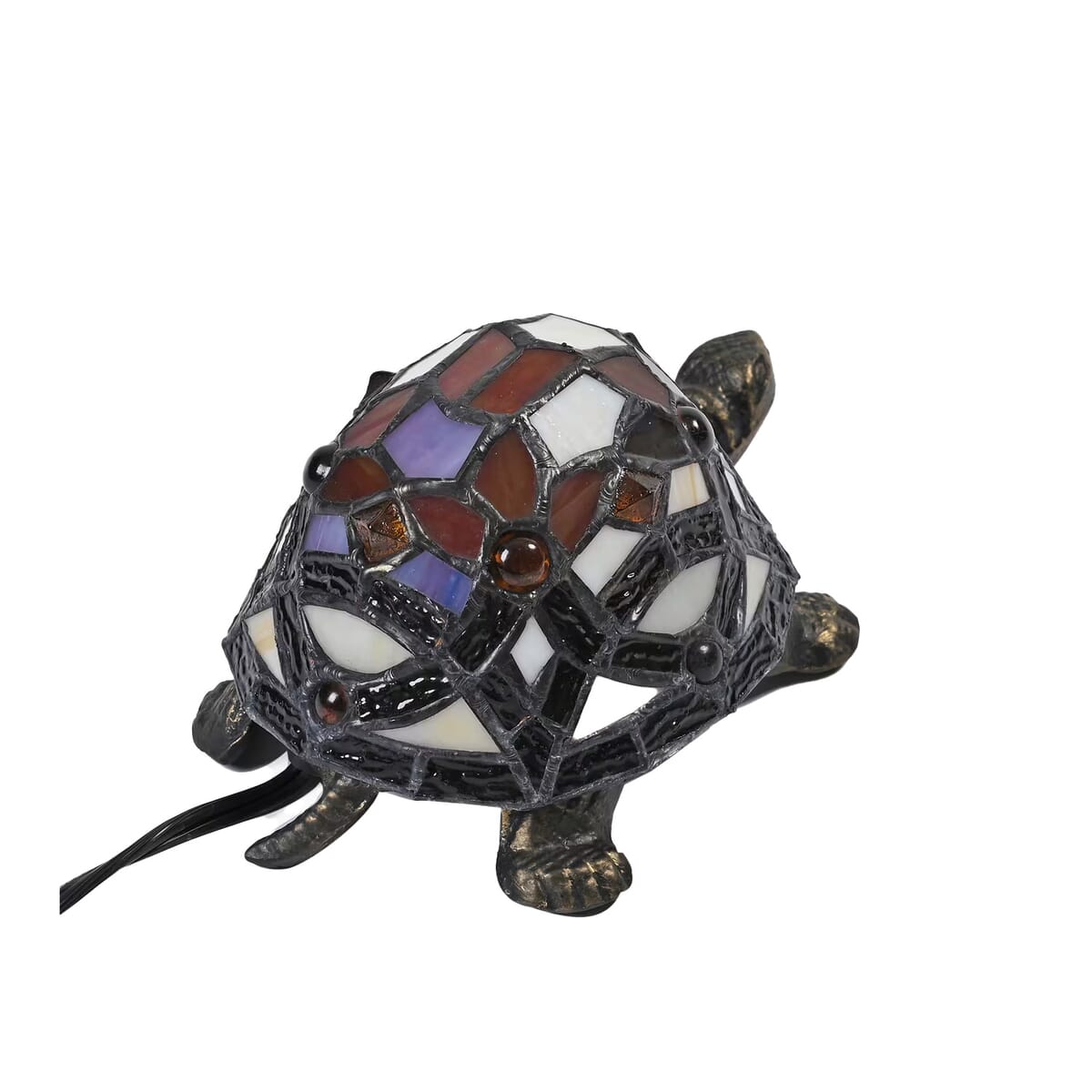 Resin Tiffany Style Turtle LED Table Lamp (E12 Bulb Not Included) image number 7