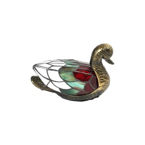 Resin Tiffany Style Duck LED Table Lamp (E12 Bulb Not Included)