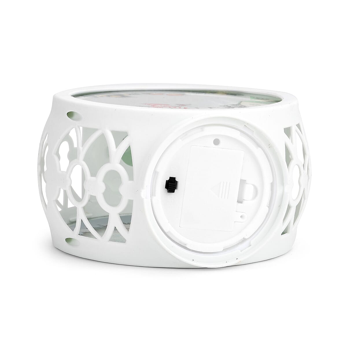 Livmore White Hanging Lantern Desk Decor with LED Light (3xAAA Not Included) image number 4