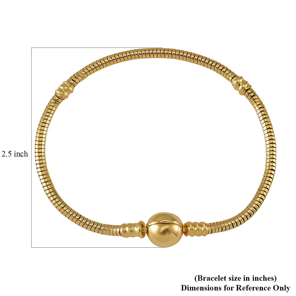 Hollow Bracelet in 14K Yellow Gold Over Sterling Silver (7.25 In) 8.70 Grams image number 4