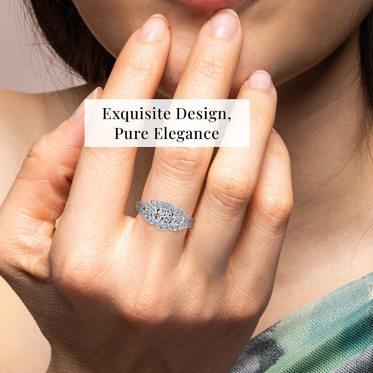 14K Yellow Gold Luxuriant Lab Grown Diamond G-H SI Ring (Size 11.0) 1.60 ctw image number 1