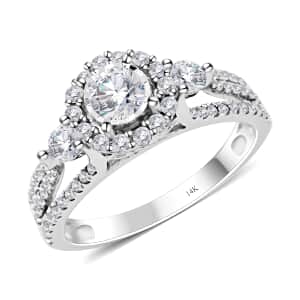 14K White Gold Diamond G-H I1 Ring (Size 6.0) 1.00 ctw