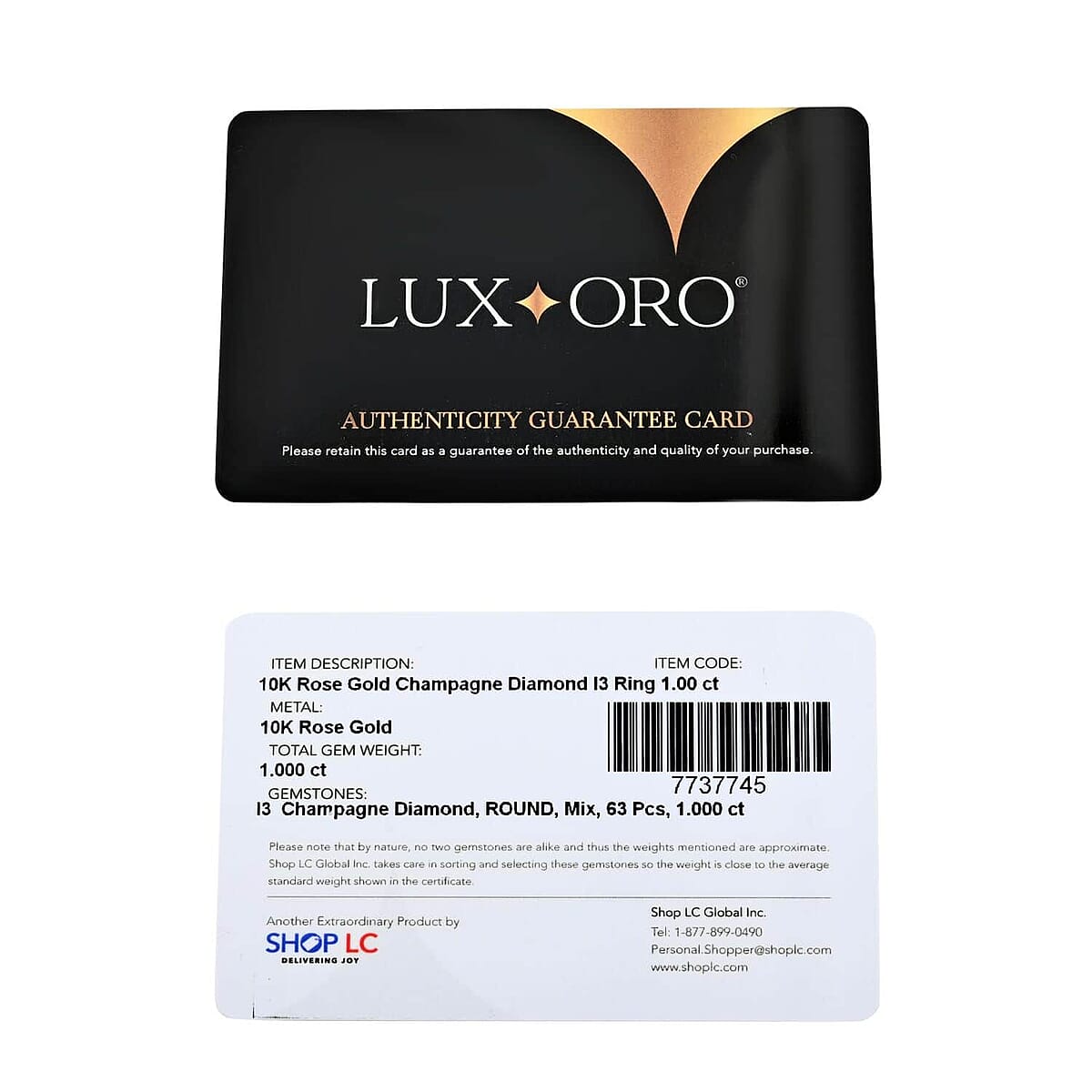 Luxoro 10K Rose Gold Natural Champagne Diamond Double Halo Ring (Size 12.0) 1.00 ctw image number 6