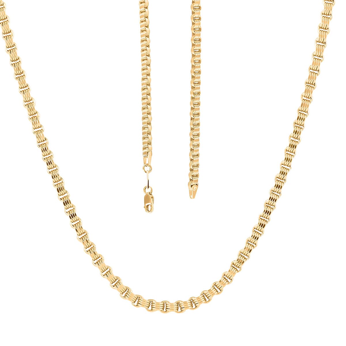 10K Yellow Gold 2.6mm Alexander Chain Necklace 22 Inches 6.20 Grams image number 4