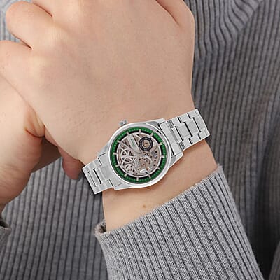 Genoa Automatic Mechanical Movement Watch in Stainless Steel