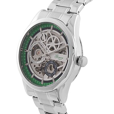 Genoa Automatic Mechanical Movement Watch in Stainless Steel