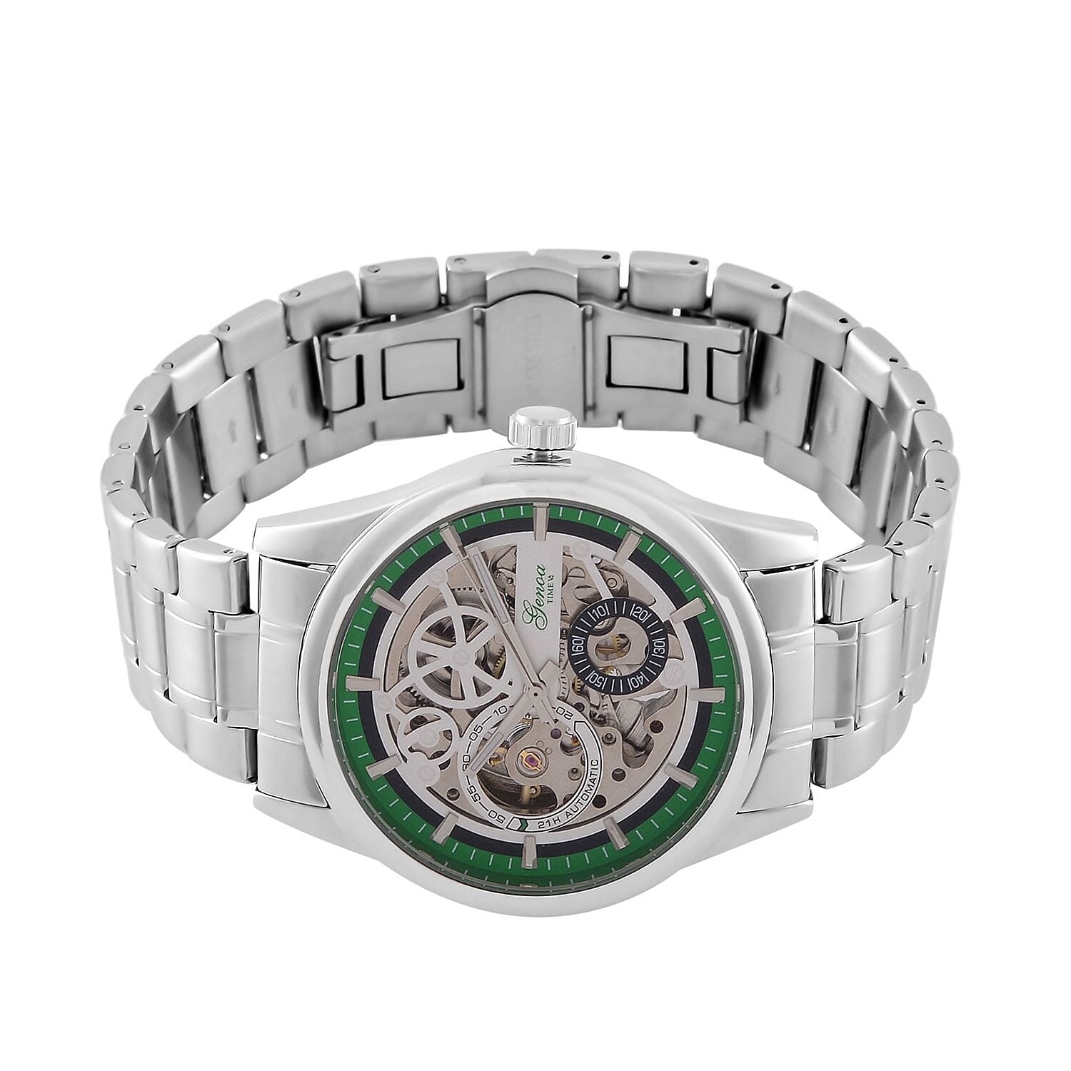 Genoa Automatic Mechanical Movement Watch in Stainless Steel