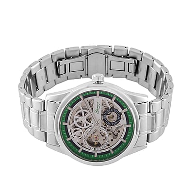 Genoa Automatic Mechanical Movement Watch in Stainless Steel