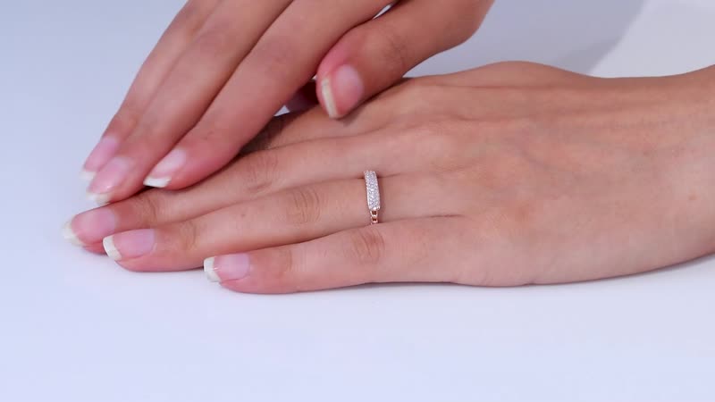 Natural Pink Diamond (I3) Ring in 18K Vermeil RG Over Sterling Silver (Size 10.0) 0.25 ctw