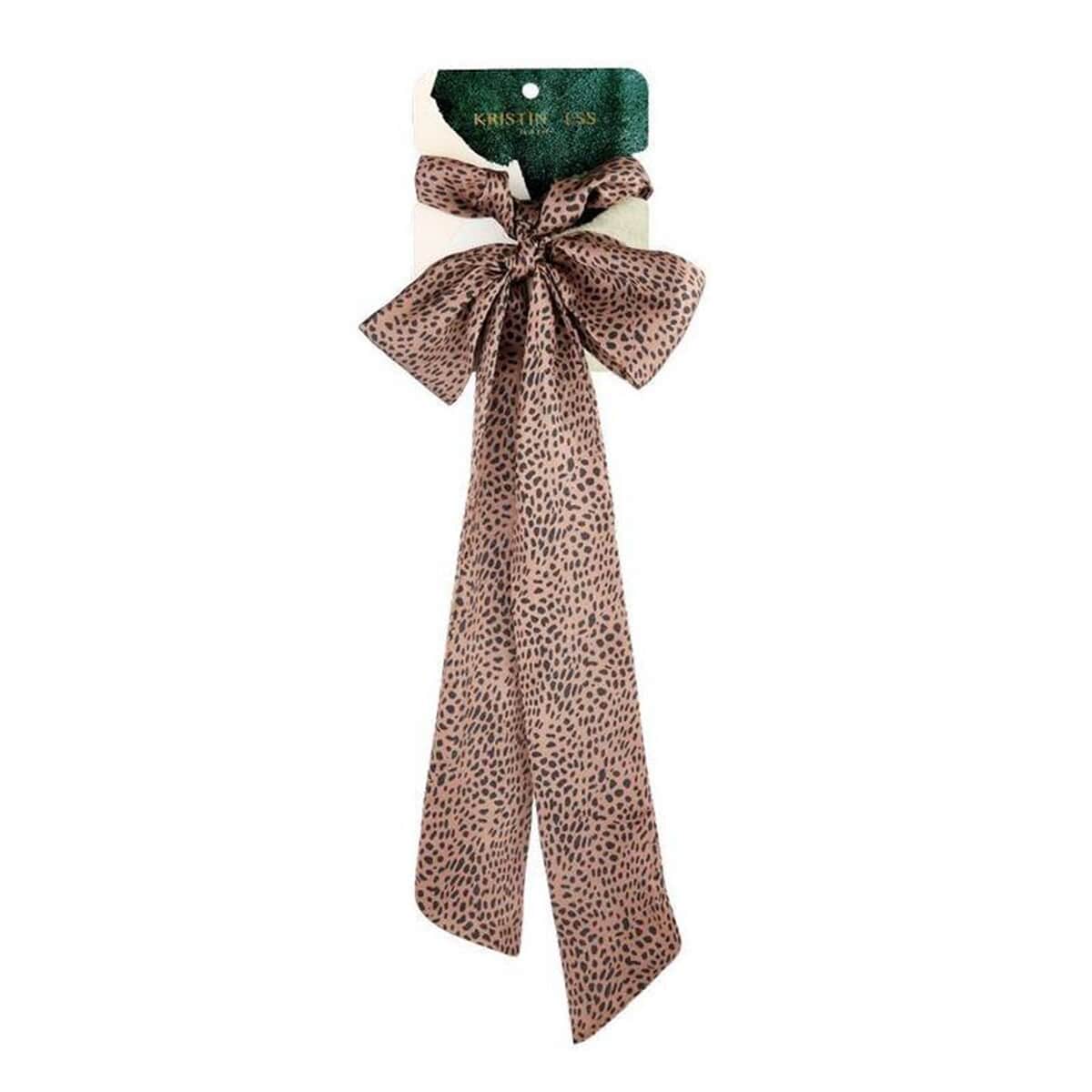 Kristin Ess Hair Accessories The Scrunchie, Scarf Set - Cheetah image number 0