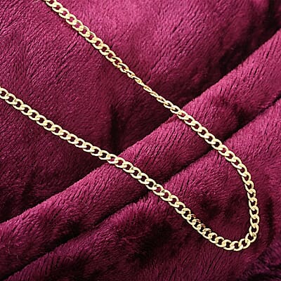 10K Yellow Gold 2mm Cuban Necklace 16 Inches 1.35 Grams