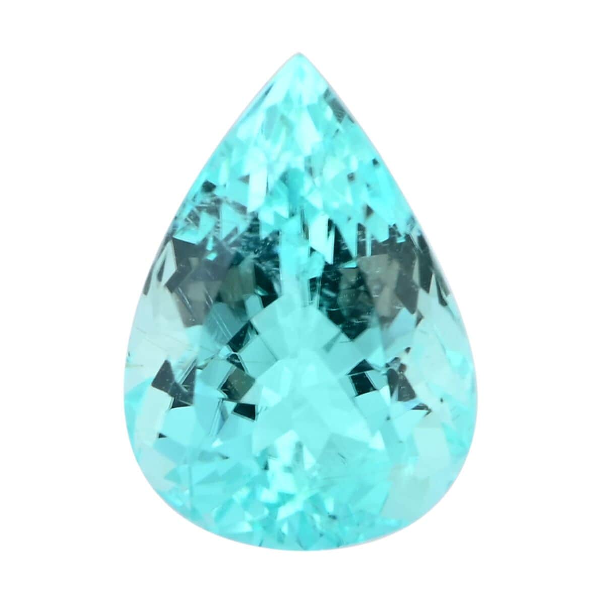 Chairman Vault Collection Certified & Appraised AAAA Paraiba Tourmaline (Pear Free Size) 2.17 ctw image number 0