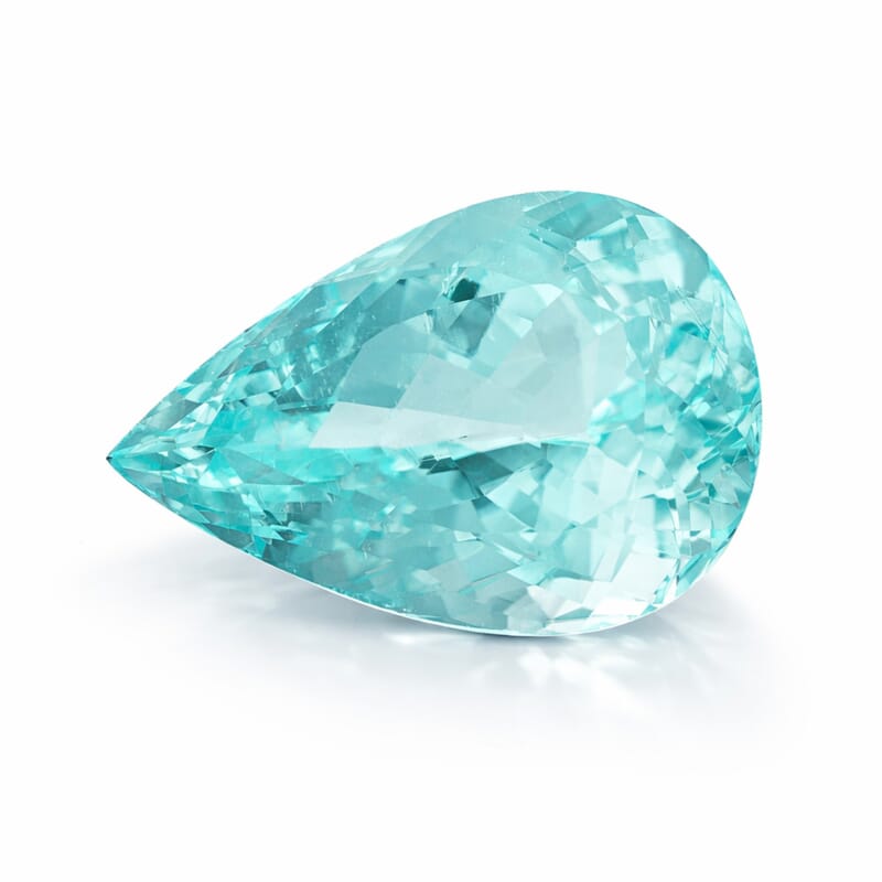Chairman Vault Collection Certified & Appraised AAAA Paraiba Tourmaline (Pear Free Size) 2.17 ctw