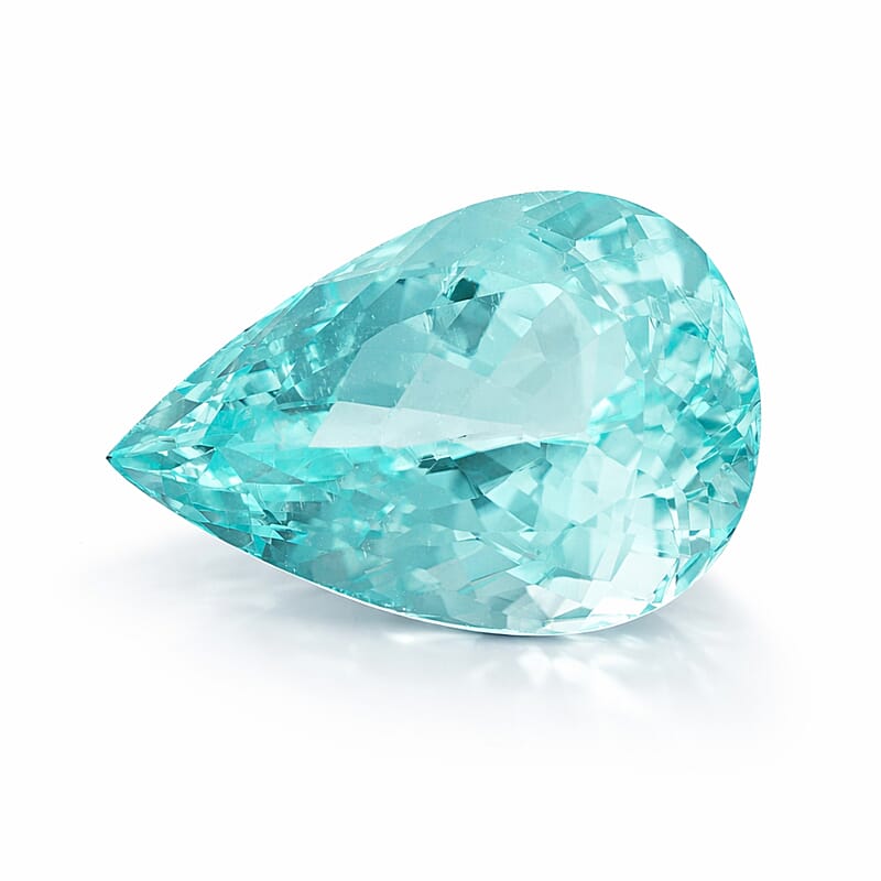 Chairman Vault Collection Certified & Appraised AAAA Paraiba Tourmaline (Pear Free Size) 2.17 ctw