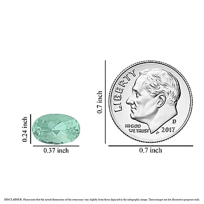 Chairman Vault Collection Certified & Appraised AAAA Paraiba Tourmaline (Ovl Free Size) 2.03 ctw