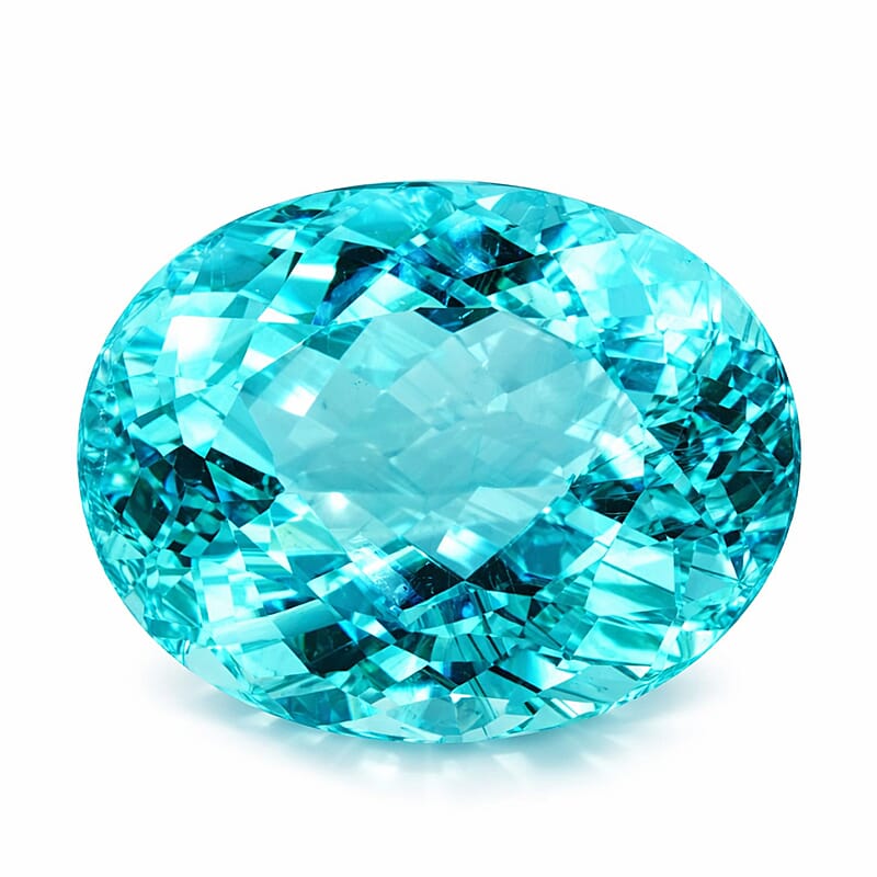 Chairman Vault Collection Certified and Appraised AAAA Paraiba Tourmaline (Ovl Free Size) 3.21 ctw