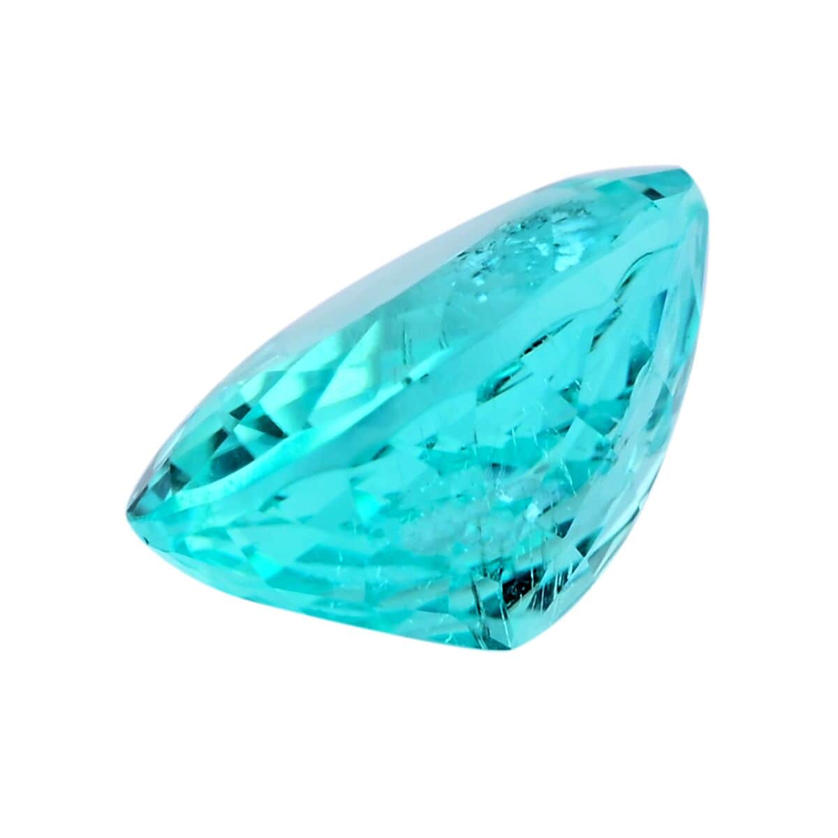 Chairman Vault Collection Certified & Appraised AAAA Paraiba Tourmaline (Ovl Free Size) 3.21 ctw image number 1