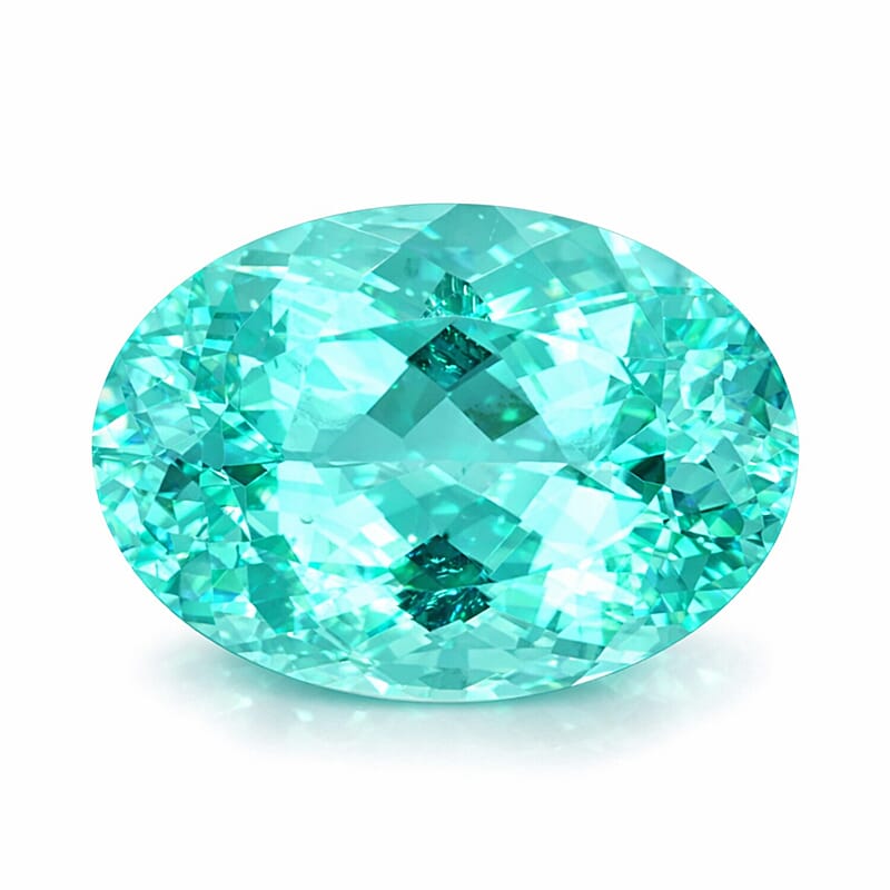 Chairman Vault Collection GIA Certified AAAA Paraiba Tourmaline (Ovl Free Size) 3.76 ctw