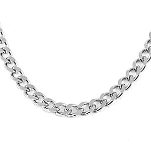 Sterling Silver Curb Chain Necklace 20 Inches 43.60 Grams