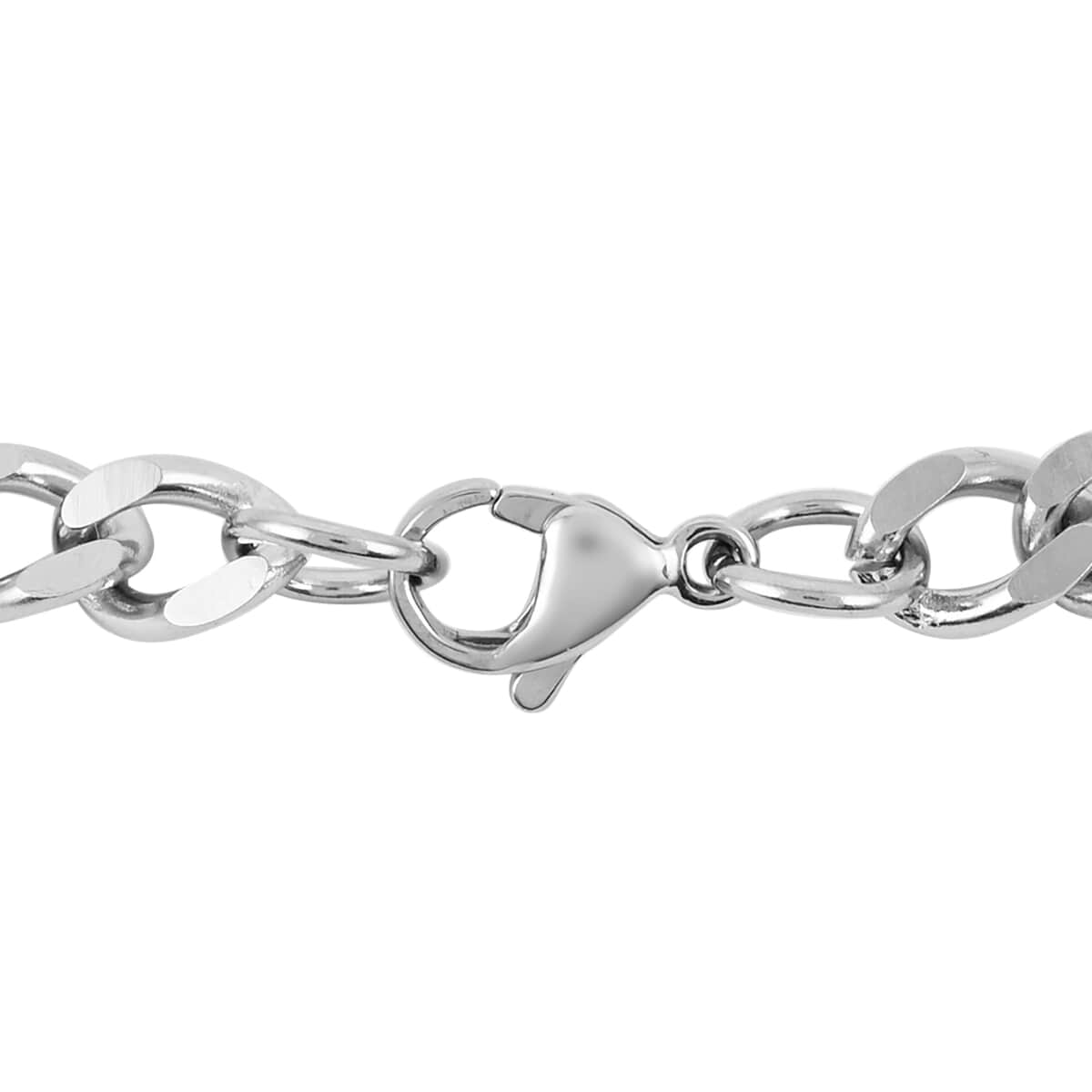 Sterling Silver Curb Chain Necklace 20 Inches 43.60 Grams image number 2